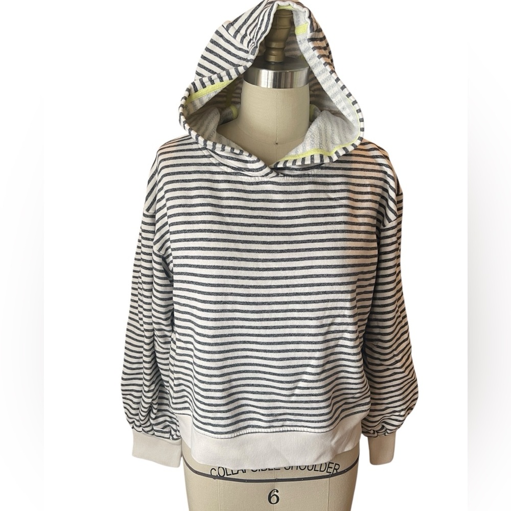 Lou & Grey Stripe Hoodie - medium